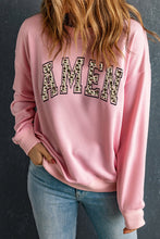 Load image into Gallery viewer, Round Neck Dropped Shoulder AMEN Graphic Sweatshirt
