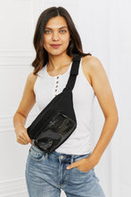 Load image into Gallery viewer, Fame Doing Me Waist Bag in Black
