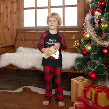 Load image into Gallery viewer, MERRY CHRISTMAS Graphic Top and Plaid Pants Set
