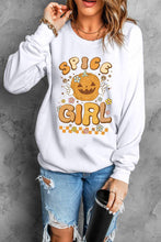 Load image into Gallery viewer, Spice Girl Halloween Pumpkin Graphic Sweatshirt
