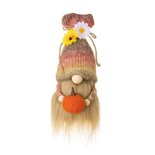 Load image into Gallery viewer, Thanksgiving Harvest Gnome Ornaments Holding A Pumpkin
