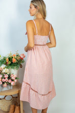 Load image into Gallery viewer, White Birch Sleeveless Plaid Woven Dress
