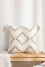 Load image into Gallery viewer, Decorative Throw Pillow Case with Tassels
