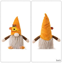 Load image into Gallery viewer, Thanksgiving Harvest Floral Luminous Gnome Ornament
