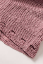 Load image into Gallery viewer, Zipper V-Neck Dropped Sleeve Hooded Solid Sweater
