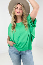 Load image into Gallery viewer, White Birch Short Sleeve Solid Knit Top
