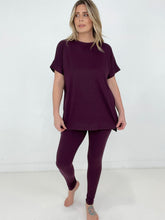 Load image into Gallery viewer, Zenana "Discover Comfort" Brushed DTY Microfiber Top &amp; Legging Set
