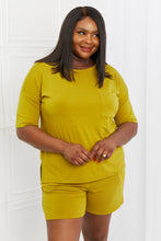 Load image into Gallery viewer, Zenana In The Moment Full Size Lounge Set in Olive Mustard
