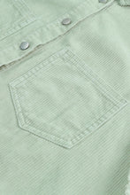 Load image into Gallery viewer, Green Frayed Boyfriend Corduroy Shacket
