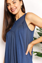 Load image into Gallery viewer, Double Take Round Neck Sleeveless Mini Dress
