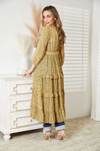 Load image into Gallery viewer, HEYSON Full Size Tie Front Ruffled Duster Cardigan
