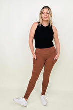 Load image into Gallery viewer, Zenana Cotton Wide Waistband Pocket Leggings
