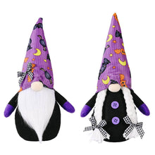 Load image into Gallery viewer, Halloween Decoration Purple Hat Gnome Ornament
