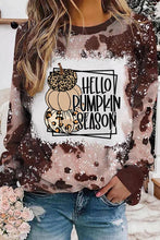 Load image into Gallery viewer, Tie Dyed HELLO PUMPKIN SEASON Graphic Top
