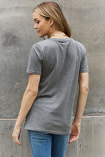Load image into Gallery viewer, Simply Love Simply Love Full Size LIVE WILD ROAM FREE Graphic Cotton Tee
