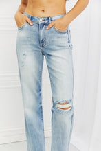 Load image into Gallery viewer, Judy Blue Natalie Full Size Distressed Straight Leg Jeans
