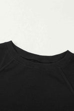 Load image into Gallery viewer, Girls Raglan Sleeve Ribbed Trim Sweatshirt

