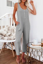 Load image into Gallery viewer, Pocketed Thermal Sleeveless Jumpsuit

