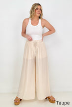 Load image into Gallery viewer, Zenana Woven Pleated Wide Leg Pants With Lining

