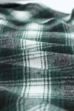 Load image into Gallery viewer, Green Buttons Pocketed Plaid Shacket
