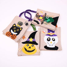 Load image into Gallery viewer, Halloween Decoration Kids Party Dress Up Linen Goodie Bags
