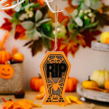 Load image into Gallery viewer, Halloween Decoration Wooden Hanging Ornaments with Light
