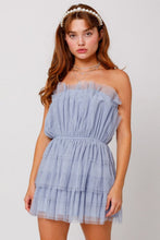 Load image into Gallery viewer, Gilli Strapless Layered Mesh Dress
