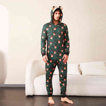 Load image into Gallery viewer, Printed Hooded Long Sleeve Jumpsuit
