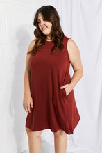 Load image into Gallery viewer, Zenana Swing into Spring Full SIze Sleeveless Dress
