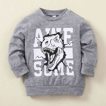 Load image into Gallery viewer, Kids Graphic Sweatshirt and Dinosaur Print Joggers Set
