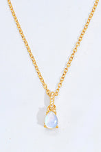 Load image into Gallery viewer, Moonstone Teardrop Pendant Necklace
