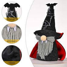Load image into Gallery viewer, Halloween Decoration Vampire Gnome Ornament
