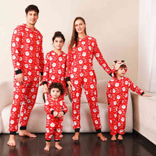 Load image into Gallery viewer, Santa Print Hooded Jumpsuit
