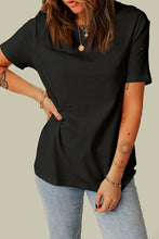 Load image into Gallery viewer, Distressed Round Neck Tee
