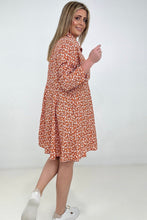 Load image into Gallery viewer, Easel Floral Printed Button Down Shirt Dress
