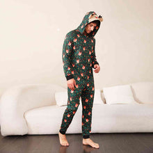 Load image into Gallery viewer, Printed Hooded Long Sleeve Jumpsuit
