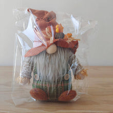 Load image into Gallery viewer, Maple Leaf Plaid Thanksgiving Harvest Gnome Ornaments
