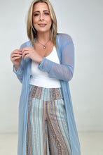 Load image into Gallery viewer, Zenana "Eden" Mesh Long Sleeve Duster Kimono
