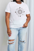 Load image into Gallery viewer, Simply Love Full Size Celestial Graphic Short Sleeve Cotton Tee
