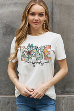 Load image into Gallery viewer, Simply Love Full Size LOVE YOURSELF Graphic Cotton Tee
