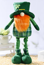 Load image into Gallery viewer, Green Saint Patrick's Day Decor Rudolph Gnomes
