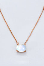 Load image into Gallery viewer, Geometric Moonstone Pendant Necklace

