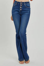 Load image into Gallery viewer, Risen High Rise Button Down Boot Cut Jeans
