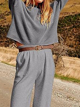 Load image into Gallery viewer, Knit Top and Joggers Set
