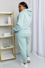 Load image into Gallery viewer, Zenana Full Size Drawstring Drop Shoulder Hoodie and Joggers Set
