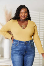 Load image into Gallery viewer, HEYSON All About Details Full Size Ribbed Bodysuit

