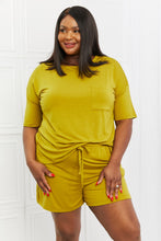 Load image into Gallery viewer, Zenana In The Moment Full Size Lounge Set in Olive Mustard
