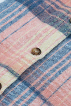 Load image into Gallery viewer, Double Take Plaid Dropped Shoulder Shacket
