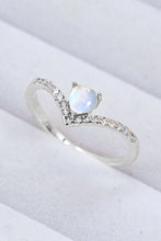 Load image into Gallery viewer, Moonstone Heart-Shaped Ring
