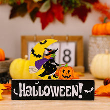 Load image into Gallery viewer, Halloween Decoration Gnome Letters Wooden Ornament
